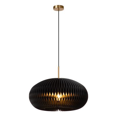Paper pendant light black, Armoni