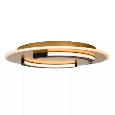 Golden flush ceiling light modern, Andreas, 30W, 2700K LED