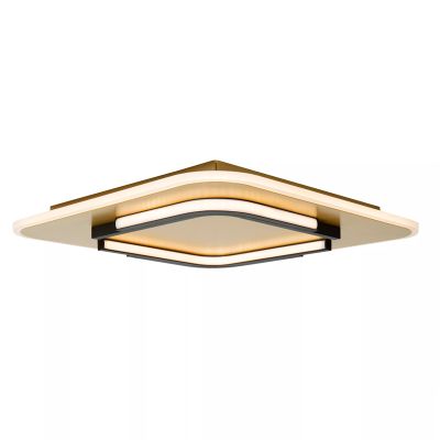 Golden flush ceiling light modern, Andreas, 30W, 2700K LED