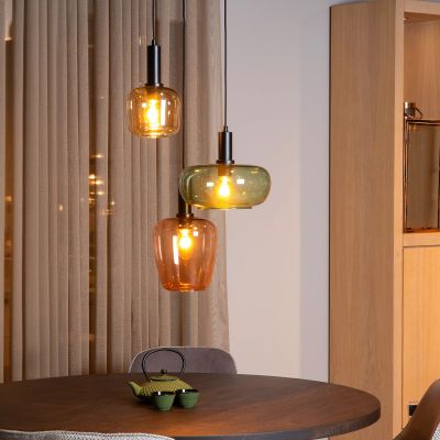 Multicoloured pendant light retro, Ilona