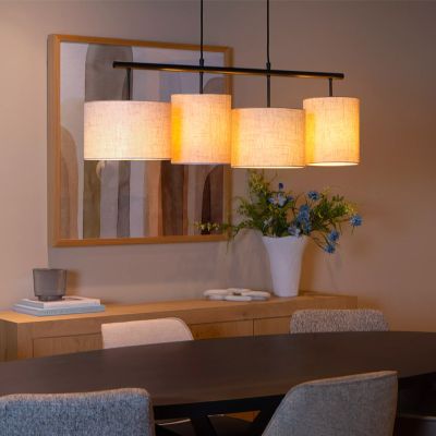 Beige pendant light rustic, Maya