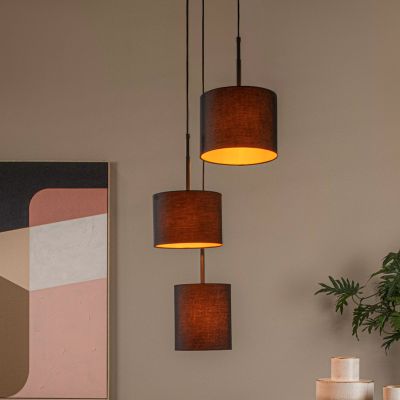 Black pendant light rustic, Maya