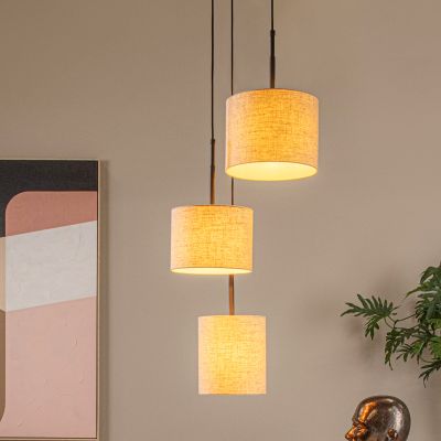 Beige pendant light rustic, Maya