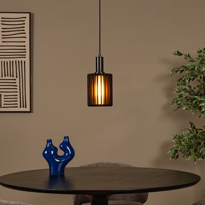 Black pendant light modern, Lambres