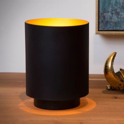 Golden table lamp modern, Suzy, with switch