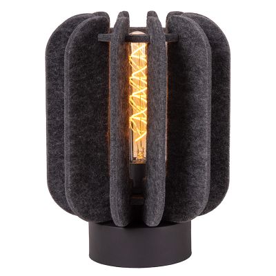 Grey table lamp modern, Rafal, with switch