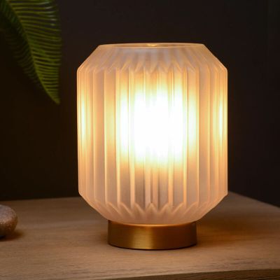 Golden table lamp classic, Sueno, with switch