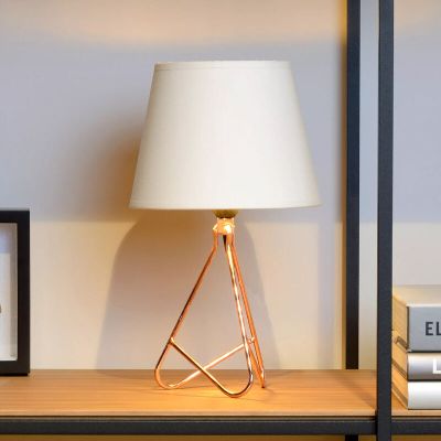 Copper table lamp modern, Gitta, with switch