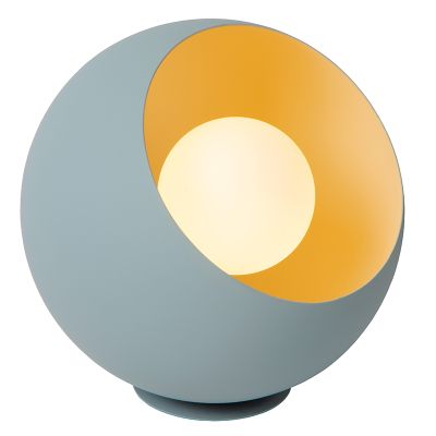 Blue table lamp modern, Doredos, with switch