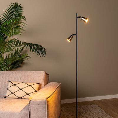 Bronze floor lamp modern, Tiana, with switch