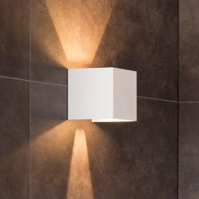 White up down wall light modern, Axi, 6W, 2700K LED, IP54