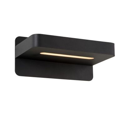 Black wall light modern, Atkin, 5W, 2700K LED, with switch