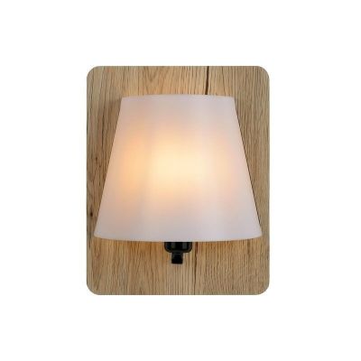 Wood wall light brown, Idaho, with switch