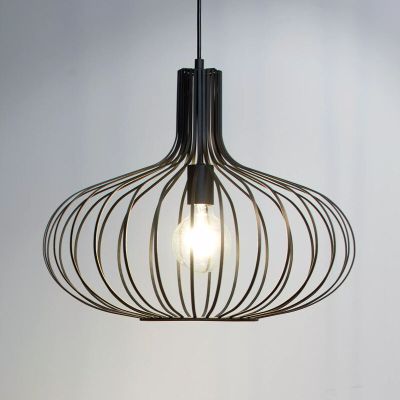 Black pendant light retro, Manuela