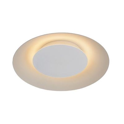 White flush ceiling light modern, Foskal, 12W, 2700K LED