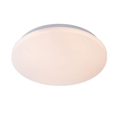 White flush ceiling light modern, Otis, 26W, 3000K LED