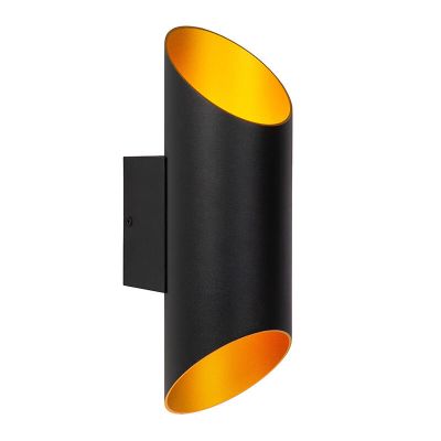 Golden wall light modern, Quirijn