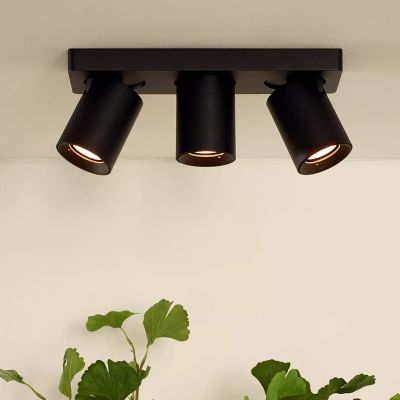 Black ceiling spotlight modern, Nigel