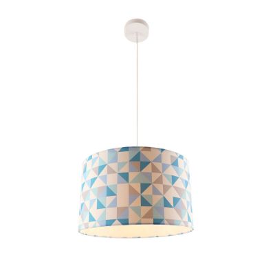 Modern kids pendant light blue, Diamonds