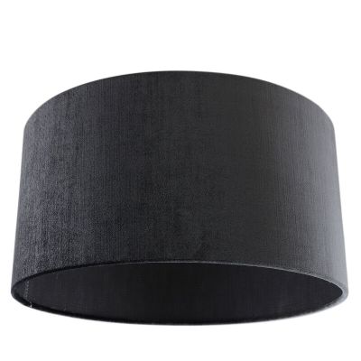 40 cm velvet lamp shade anthracite, Rody