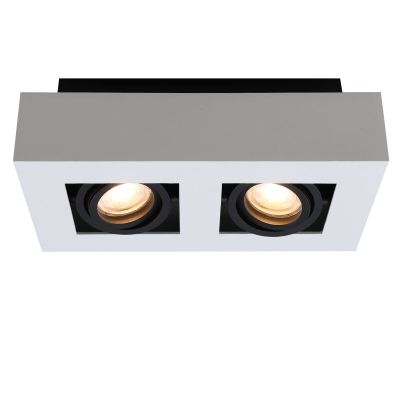 Aluminium surface mounted downlight white, Noraly