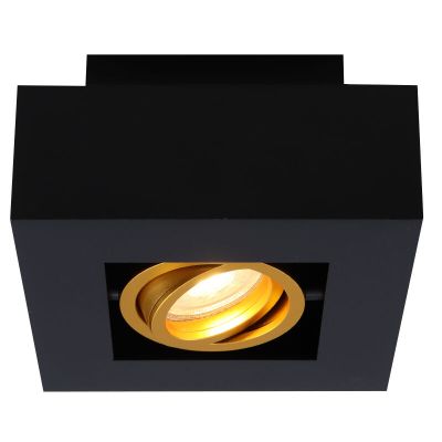 Aluminium surface mounted downlight gold, Noraly