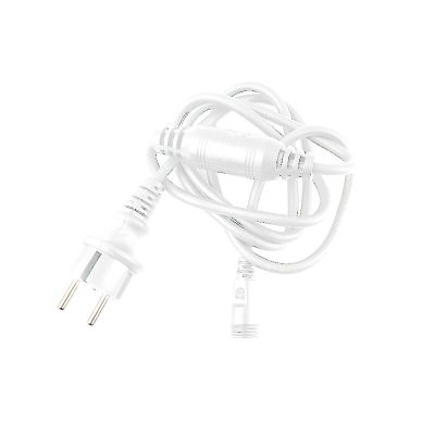 White connection cable, 5 amps, maximum 600 Watt