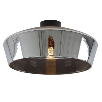 Modern flush ceiling light grey, Manus