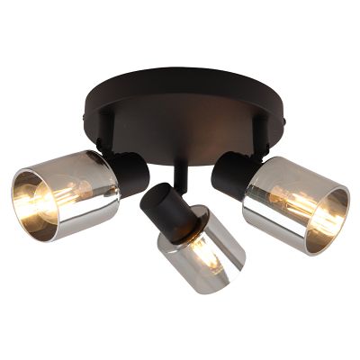 Modern ceiling spotlight grey, Aimy