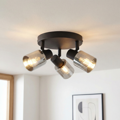 Modern ceiling spotlight grey, Aimy
