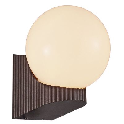 Brown outdoor light retro, Hayley, IP44