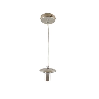 Metal pendant light without shade nickel, Minne
