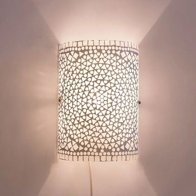 Transparent oriental wall light mosaic, Mahdia