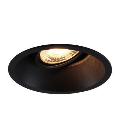 Aluminium recessed light black, Tyron