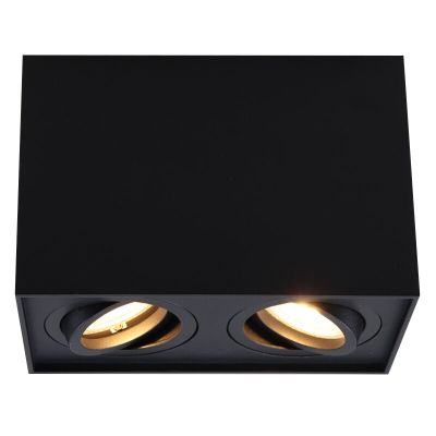 Modern surface mounted downlight black, Dane