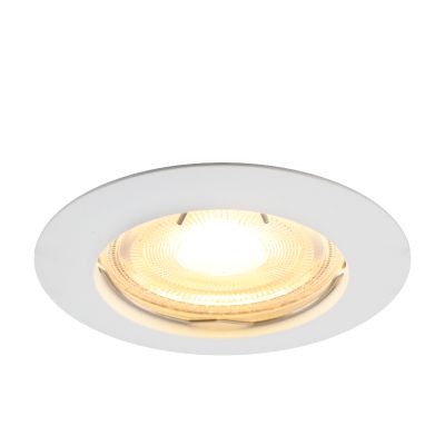 Aluminium recessed light white, Rudo