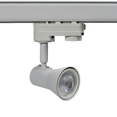 White 3-phase track spotlight Sharita, Pro