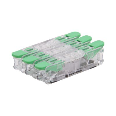 Through-welding terminal (25 pieces), 3 wires, 0.2 - 4 mm²