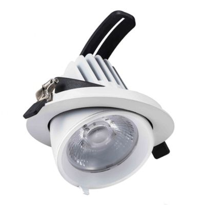 White downlight aluminium, Shanaya, 30W, white switch LED