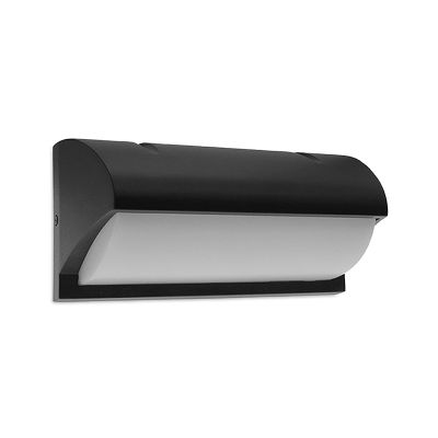 Black outdoor light aluminium, Rajko, 12W, 3000K LED, IP54