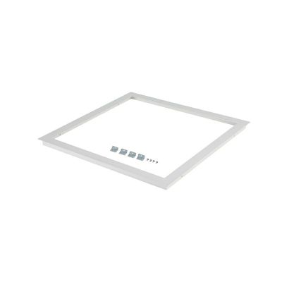 Recessed frame for 60x60 cm LED panels