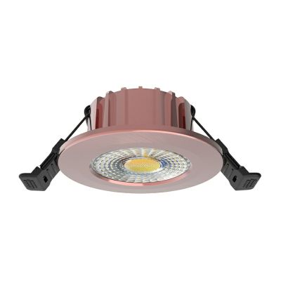 Copper downlight aluminium, Hobie, 6W, white switch LED, IP65
