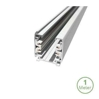 3-phase rail, 1 meter, white, Pro