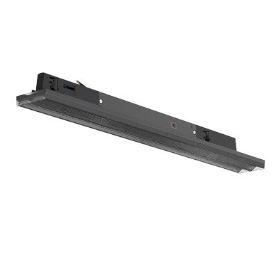 Black 3 phase track lighting lamp Tora, 12W/16W/20W/24W, white switch, 60 cm, Pro
