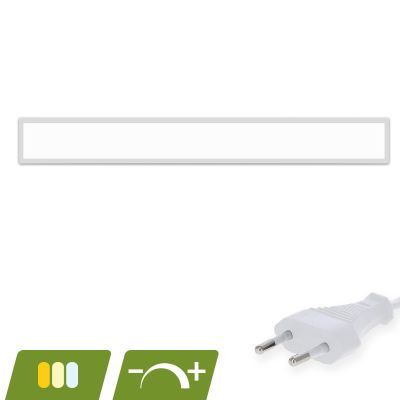 LED panel 15x120 - 30W - white switch - UGR<19 - dimmable - back-lit