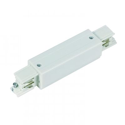 I-shape connector for 3-phase track lighting, white, Pro