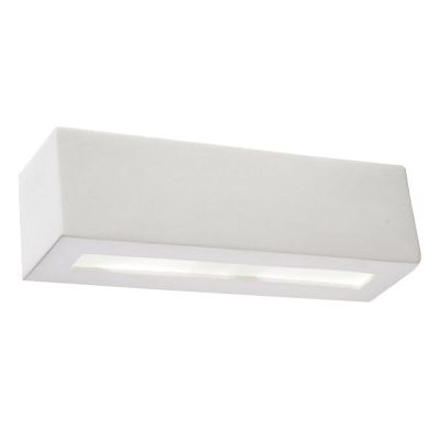 Glass up down wall light white, Emmaly