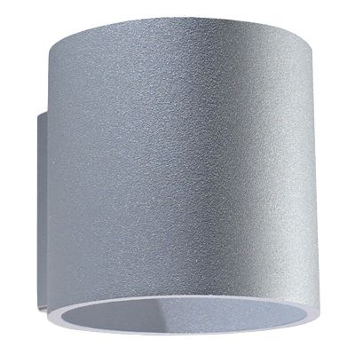 Aluminium up down wall light grey, Amely