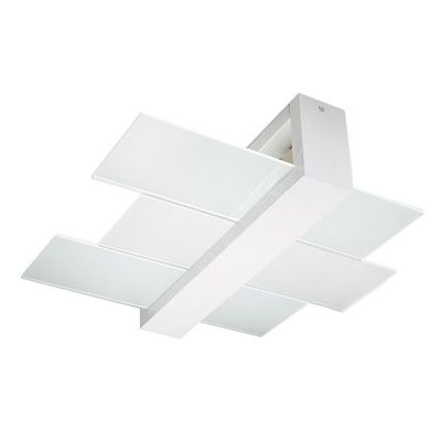 Glass ceiling light white, Fouzia