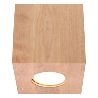 Wood surface mounted downlight brown, Andro